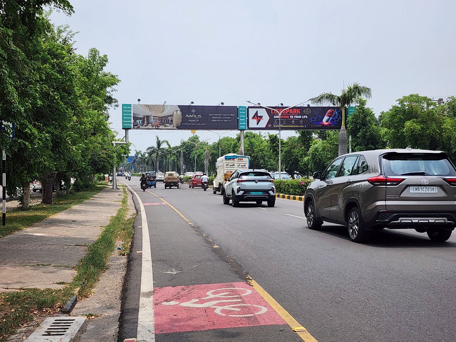 Near Eldeco Towards Barwala — Unipole in Panchkula