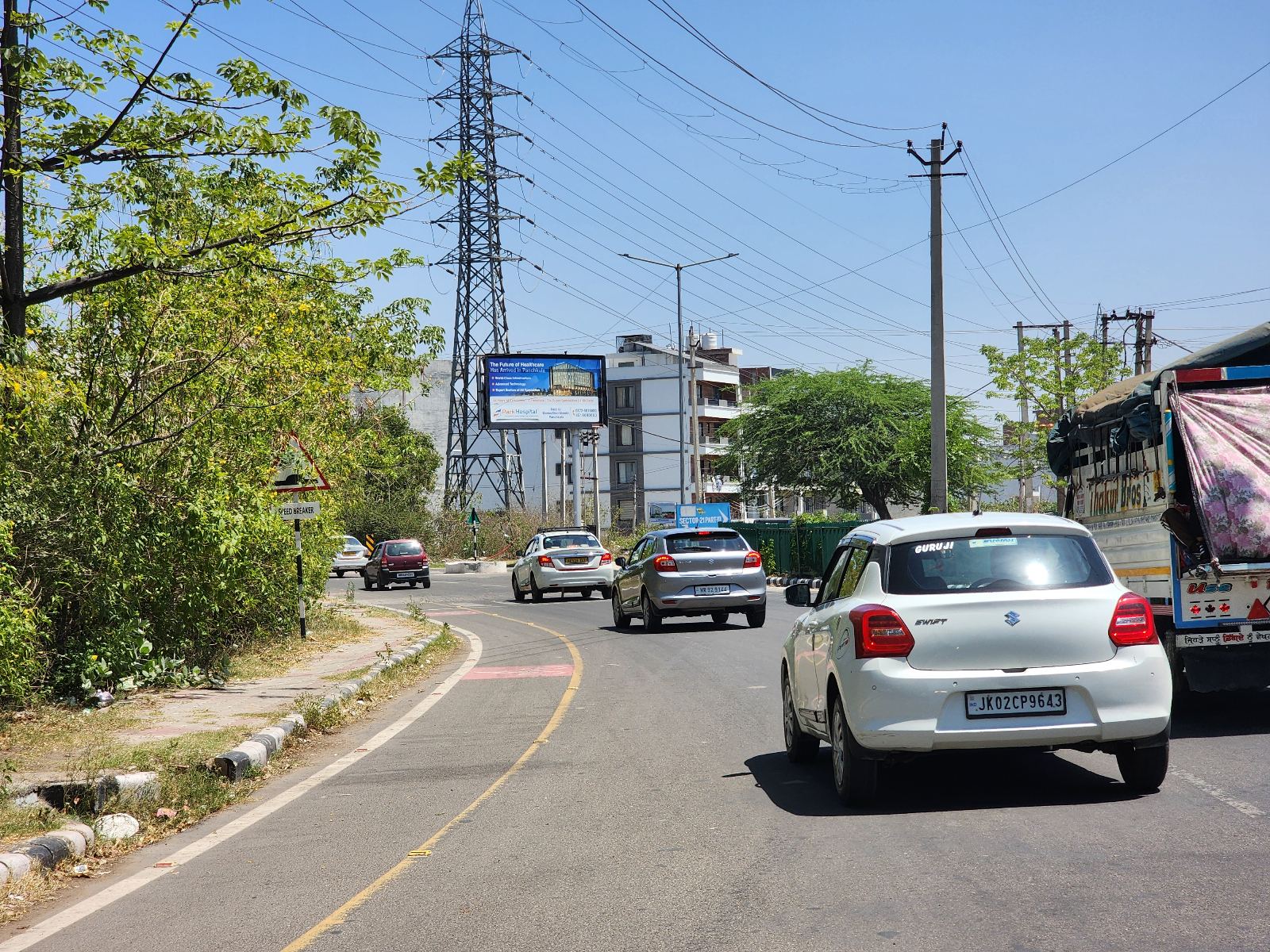Sec- 2 Near Majri Chowk towards ITC Welcome Hotel — Gantry in Panchkula