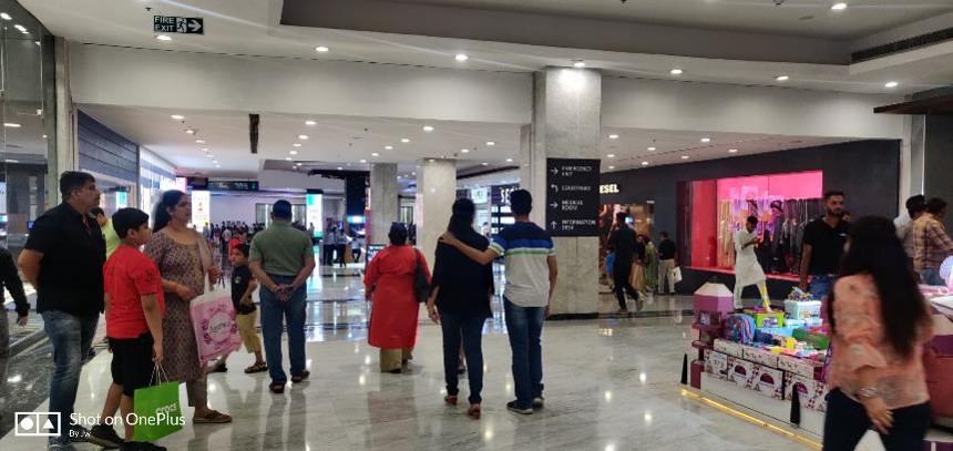 Elante Mall — Ground Floor near Diesel — Mall Branding in Chandigarh
