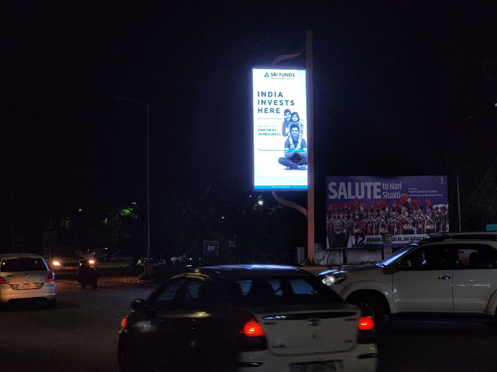 Chandigarh Mohali Road, Near Sham Mall Sector 34 — LED Screen in Chandigarh