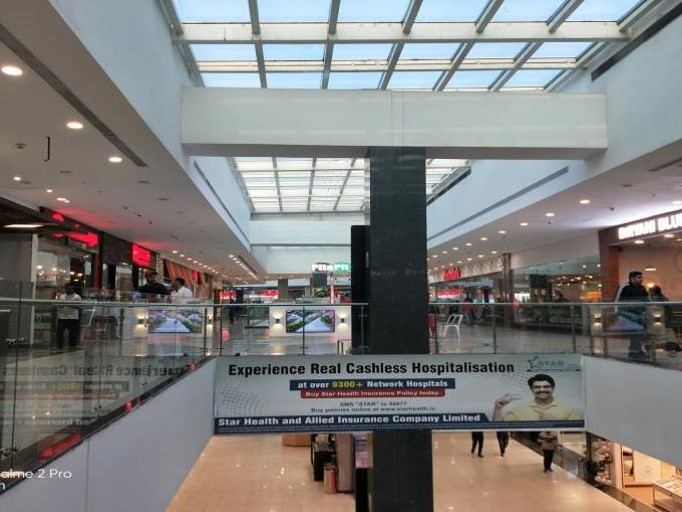 Elante Mall — Third Floor near brew estate — Mall Branding in Chandigarh