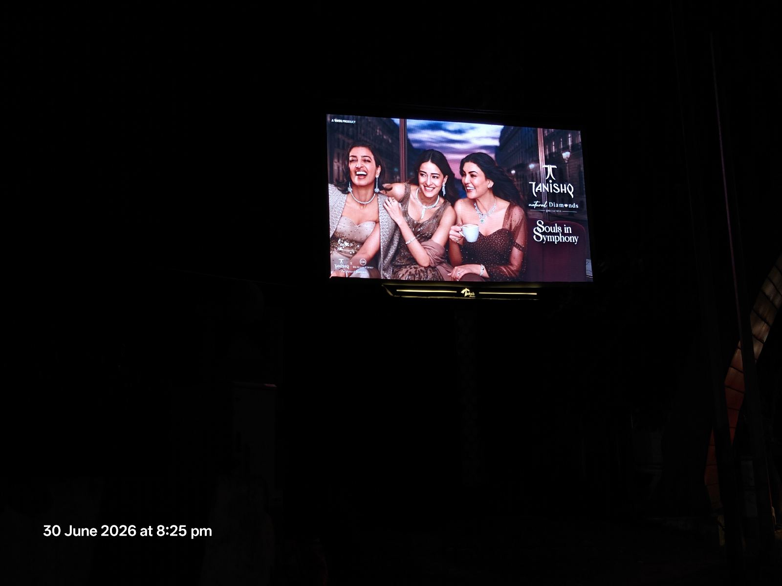 Sector 7 Market Entry facing Shalimar Chowk — LED Screen in Panchkula