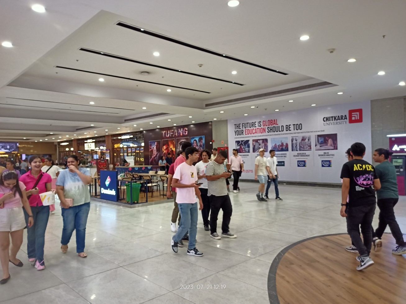 Elante Mall — Wall Wrap Near PVR Cinemas 2 — Mall Branding in Chandigarh